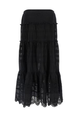 Paoline long cotton petticoat-style skirt MARANT ÉTOILE | JU0446FAD1J05E01BK